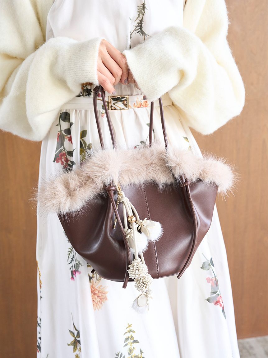 ファーバケットバッグ(ハンドバッグ)｜バッグ｜SNIDEL(スナイデル)の