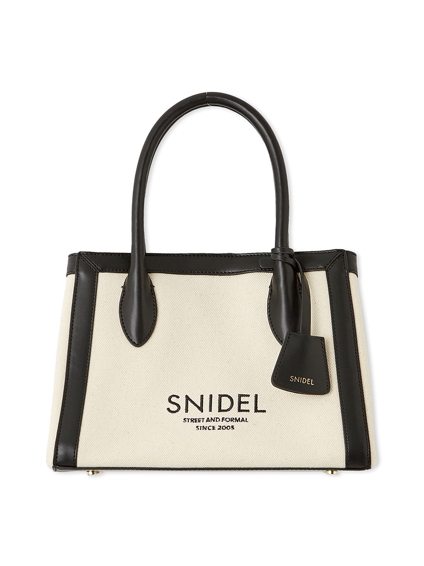 キャンバスロゴバッグ(ハンドバッグ)｜バッグ｜SNIDEL(スナイデル)の