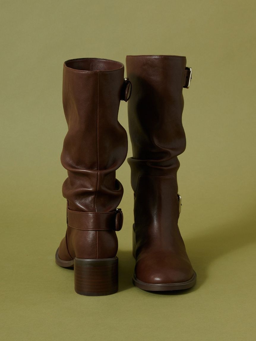 ルーズバックルショートブーツ(ブーツ)｜シューズ｜SNIDEL(スナイデル