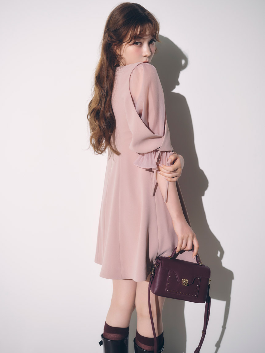 レディライクフレアミニワンピース(ミニワンピース)｜ワンピース