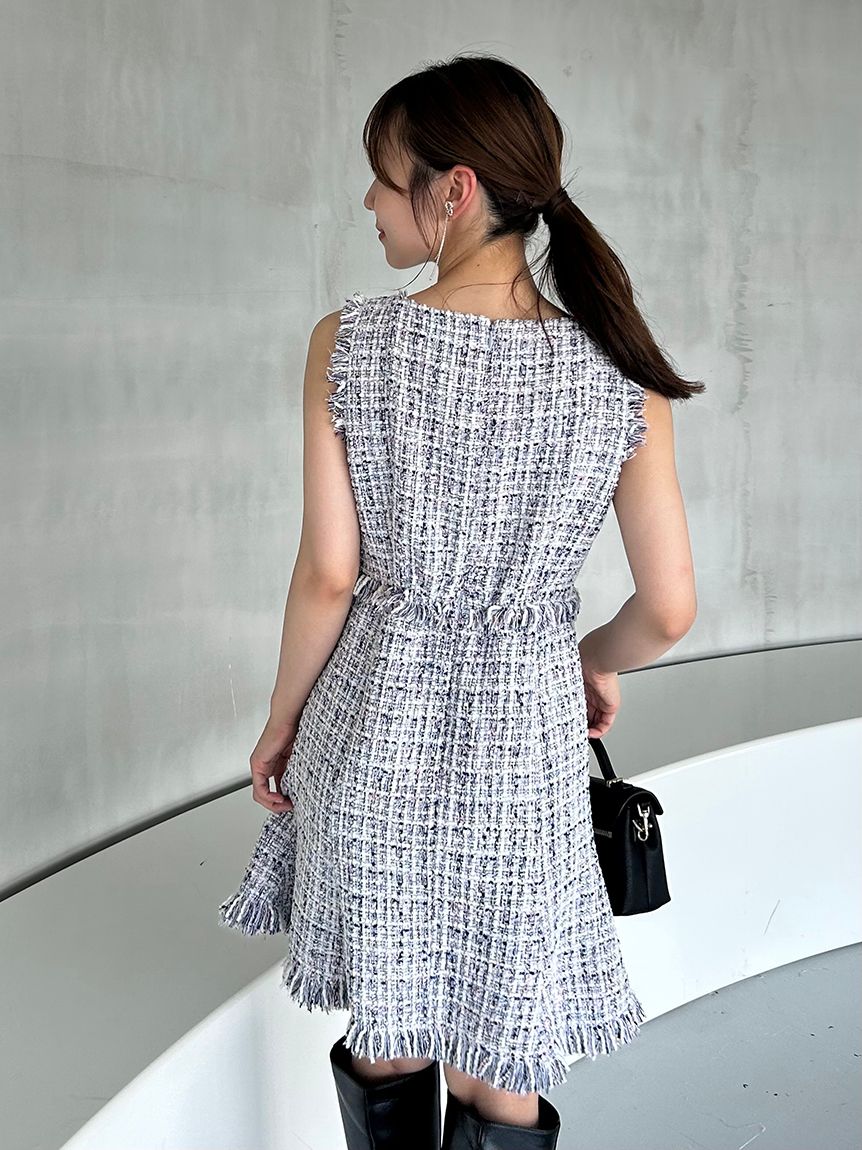 ツイードミニワンピース(ミニワンピース)｜ワンピース｜SNIDEL