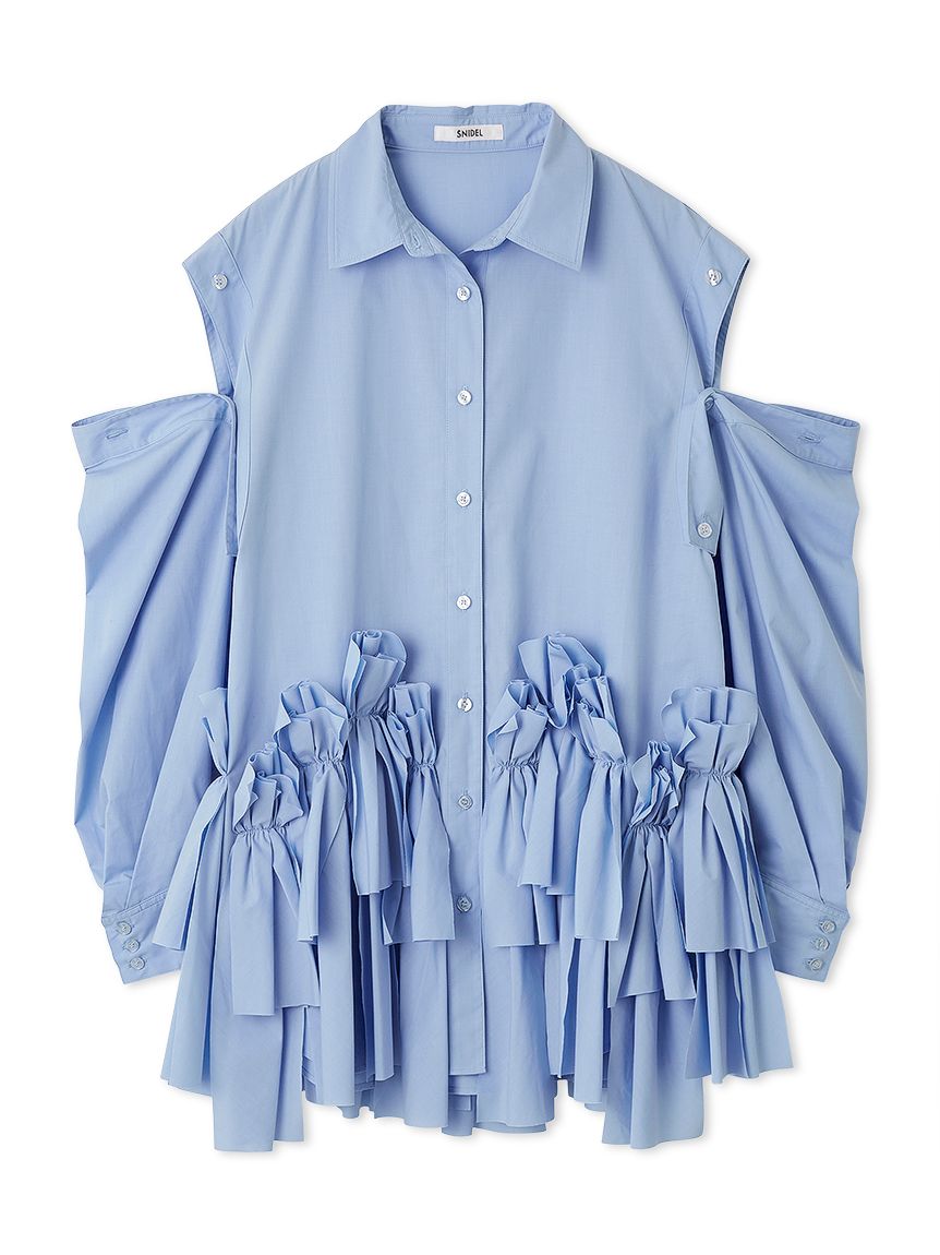 リボンシャツ(マキシ・ロングワンピース)｜ワンピース｜SNIDEL