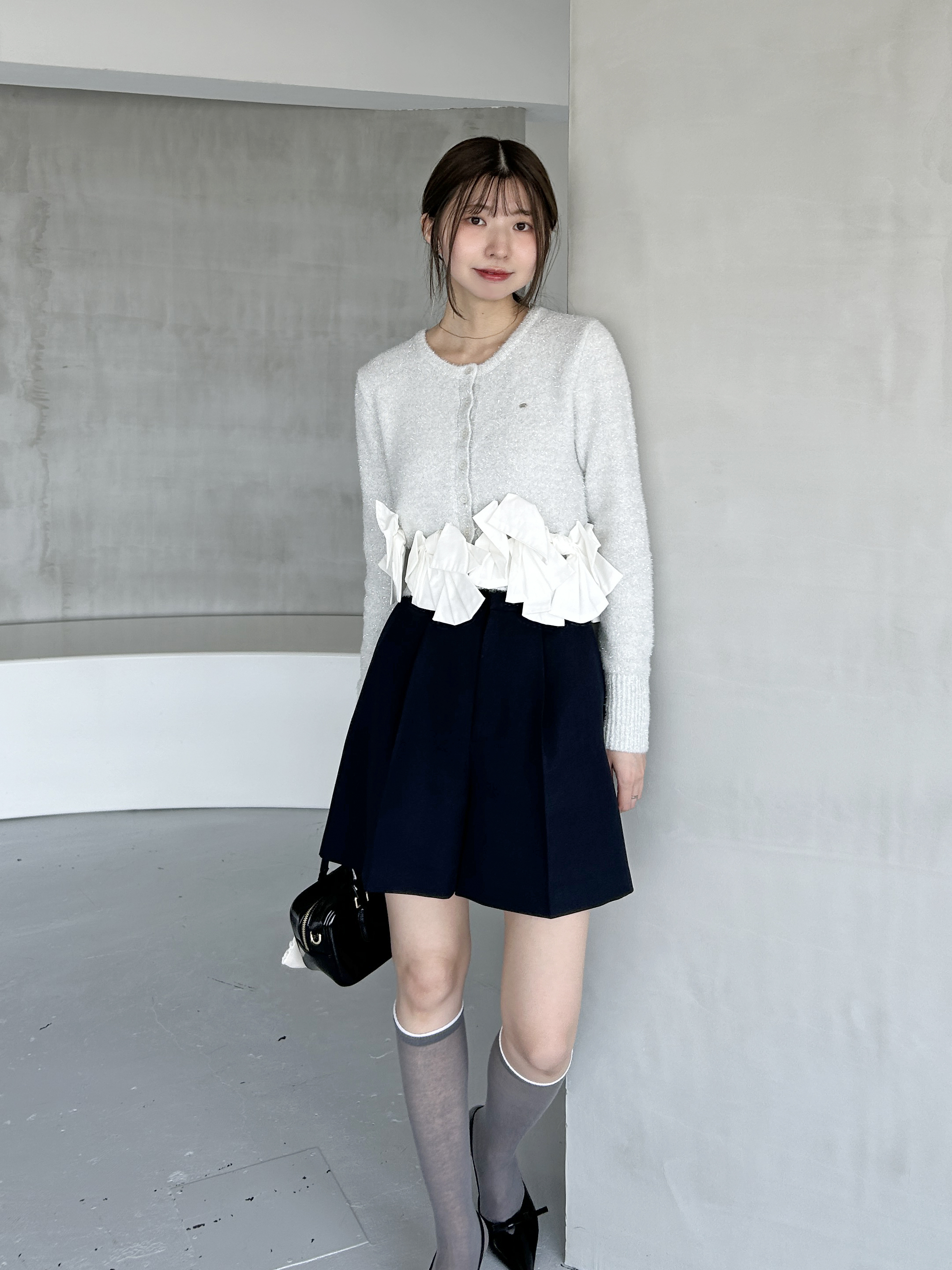 リボンモチーフカーディガン(ニット)｜トップス｜SNIDEL(スナイデル)の