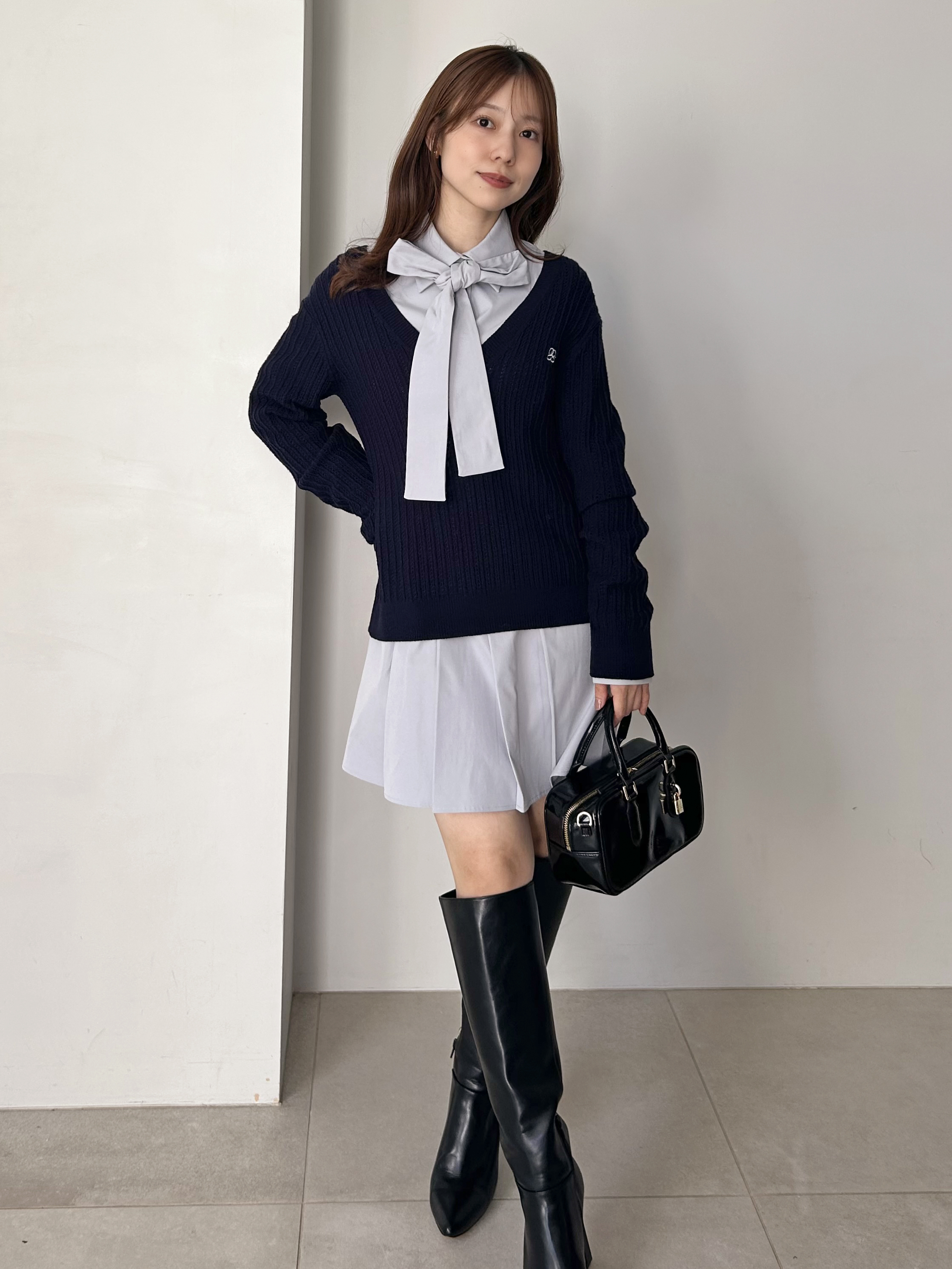 シャツコンビチュニック(シャツ・ブラウス)｜トップス｜SNIDEL