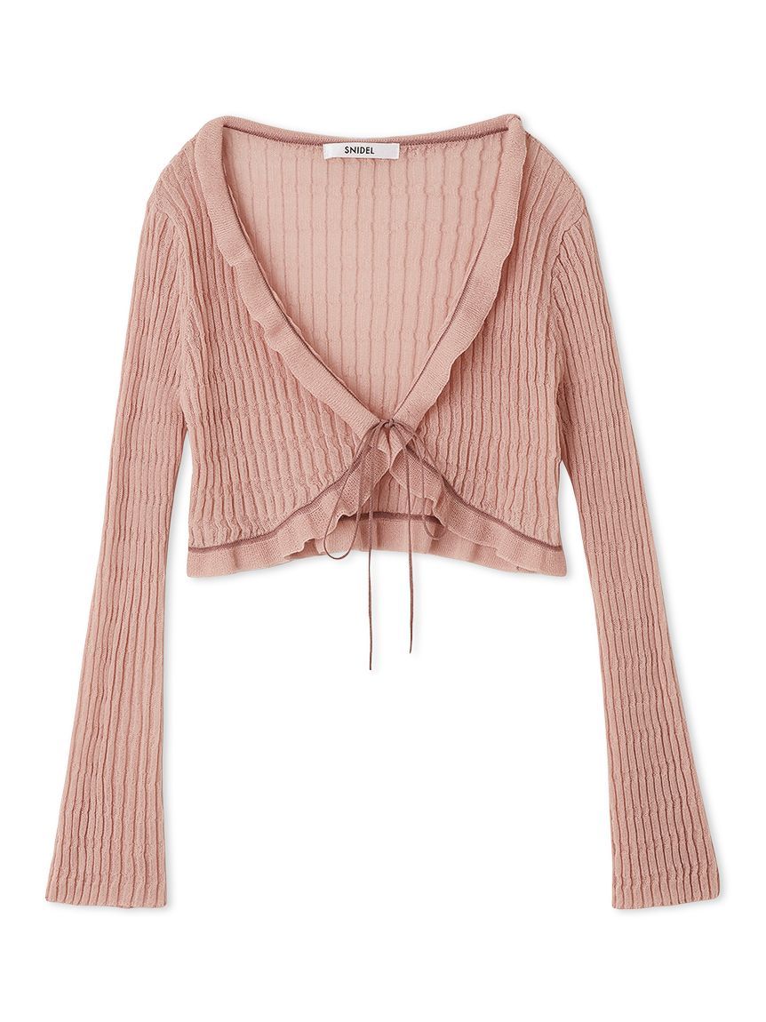 ボレロシアーカーディガン(カーディガン)｜トップス｜SNIDEL
