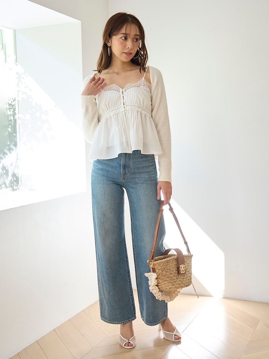 ボレロ×レースキャミセットアップ snidel Amazon | [スナイデル