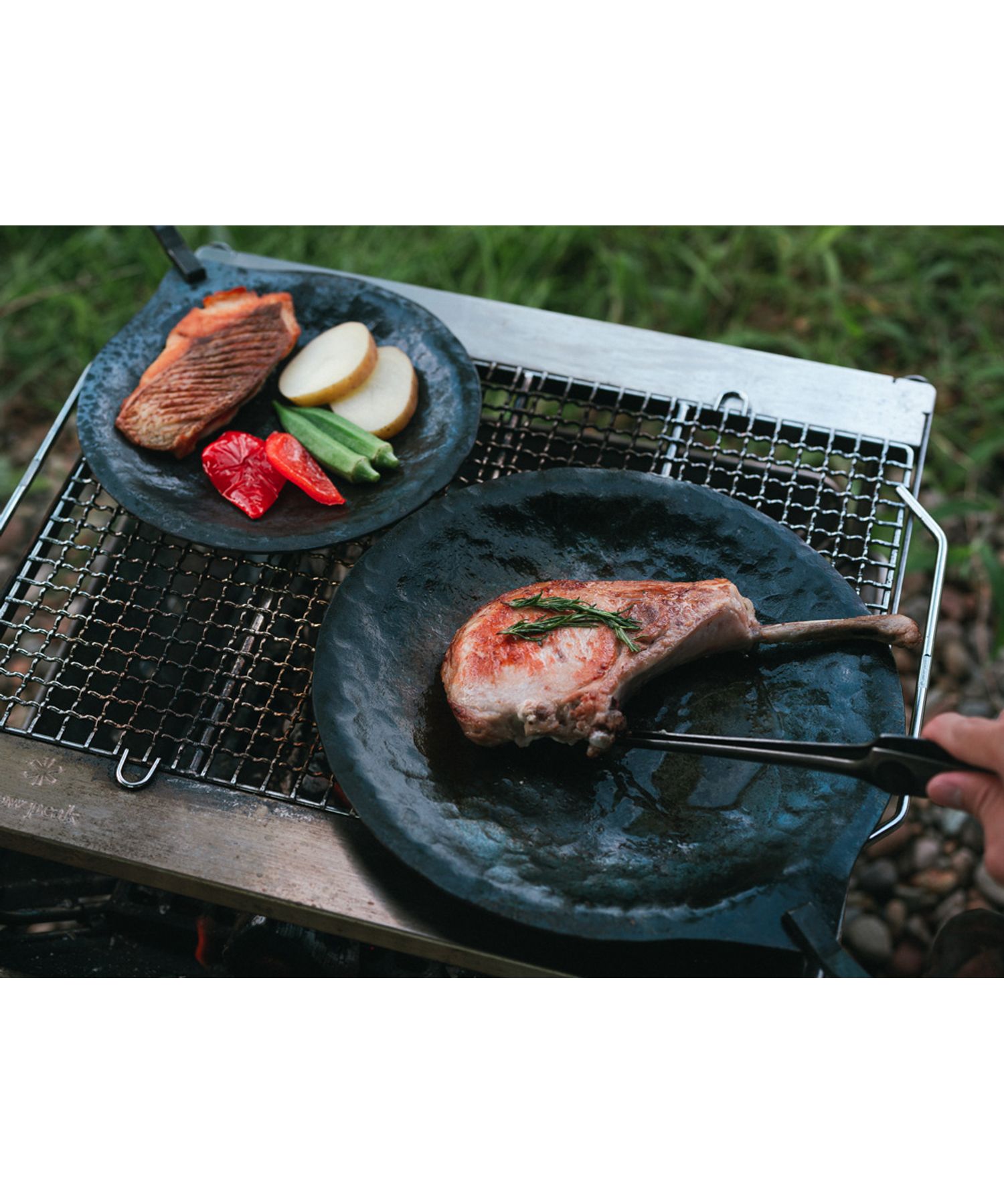 スノーピーク福山限定】Fukuyama Free Forged Ferrum Griddle 28