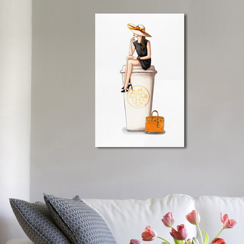 Oliver Gal（オリバーガル） ポップアート Cafe au Lait Orange（嵩物