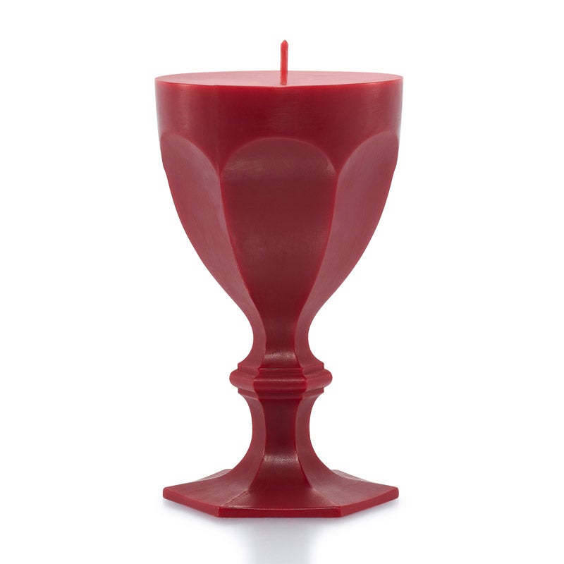 Baccarat（バカラ） アルクール グラス型キャンドル レッド 通販