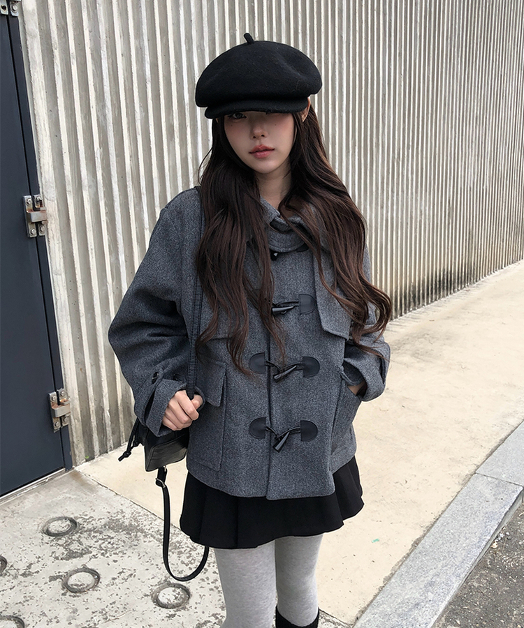 ショートダッフルコートジャケット｜コート｜韓国ファッション通販 SONA