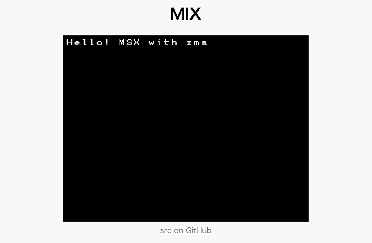 Z80アセンブラ「ZMA」でつくる「かわくだりゲーム」