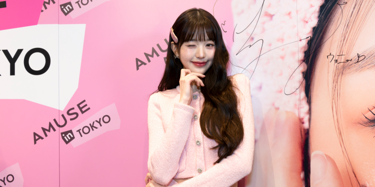 IVE・ウォニョンちゃんが渋谷に降臨✨韓国コスメ「AMUSE」の