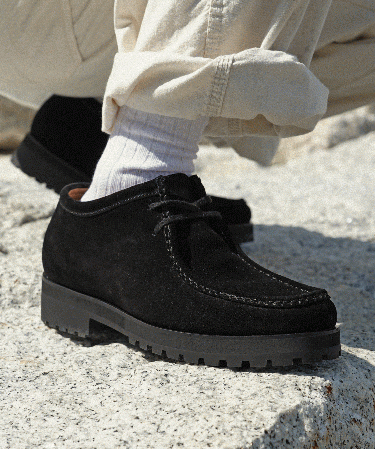 shiun(シウン) ONLINE STORE / BLACK SUEDE MOCCASIN