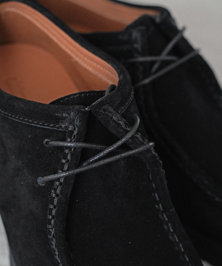 shiun(シウン) ONLINE STORE / BLACK SUEDE MOCCASIN