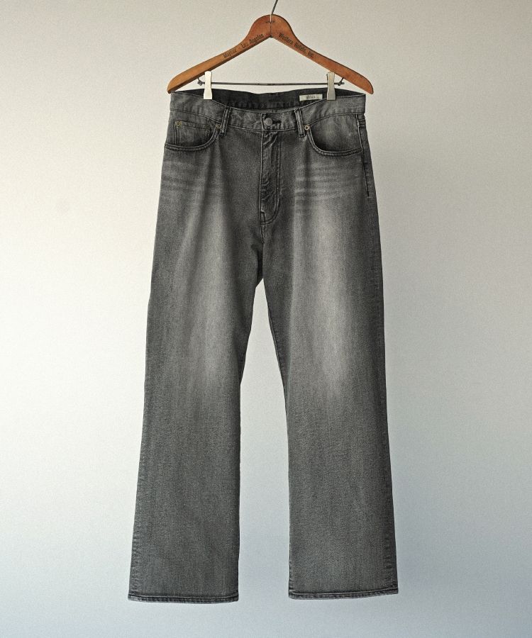 shiun(シウン) ONLINE STORE / FLARE SLUB DENIM PANTS