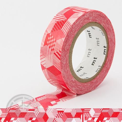 カモ井加工紙/KAMOI】mtマスキングテープ/ボックス・レッド