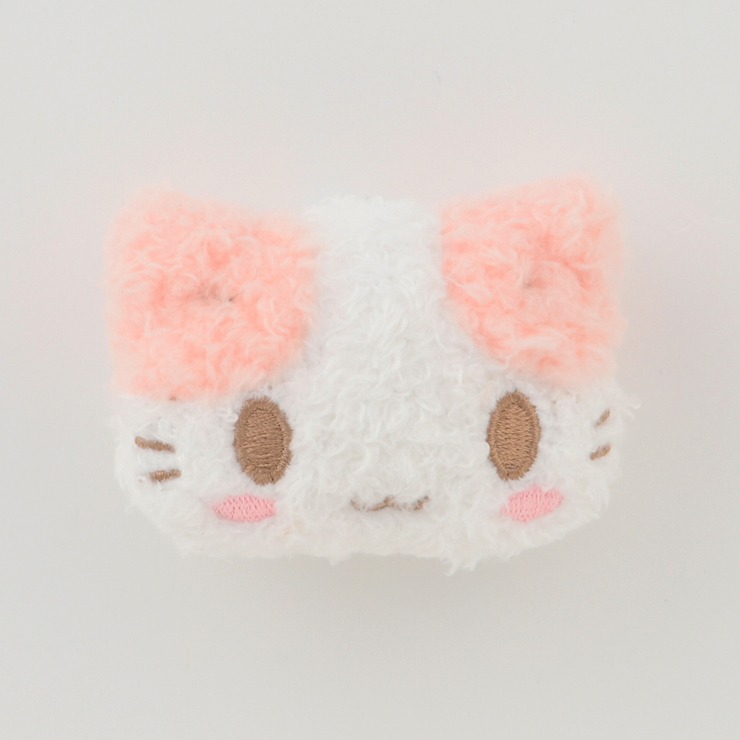 レディース ぬいぐるみヘアクリップ（マシュマロみたいなふわふわ