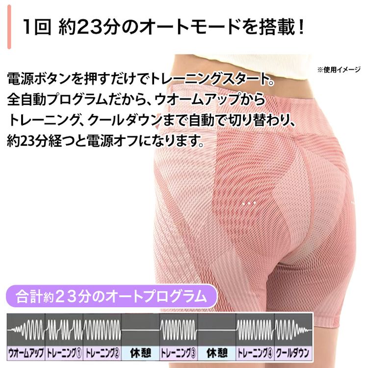 SIXPAD HipFit ヒップフィットエクササイズショーツ Mサイズピンク