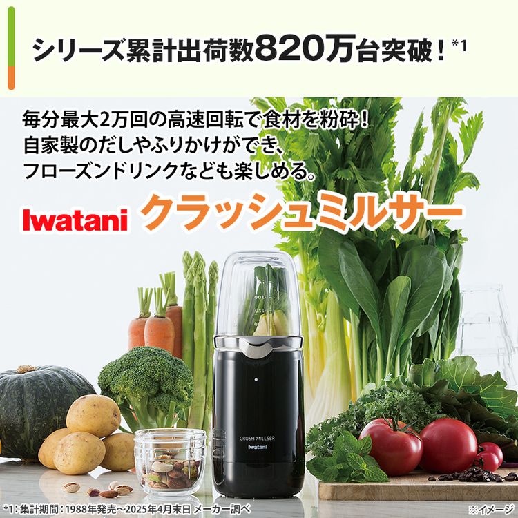イワタニ クラッシュミルサー 通販限定セット | 日テレポシュレ本店