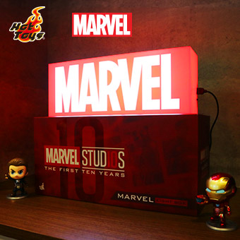 Hot Toys Marvel Studios 10th Anniversary USB Light Box