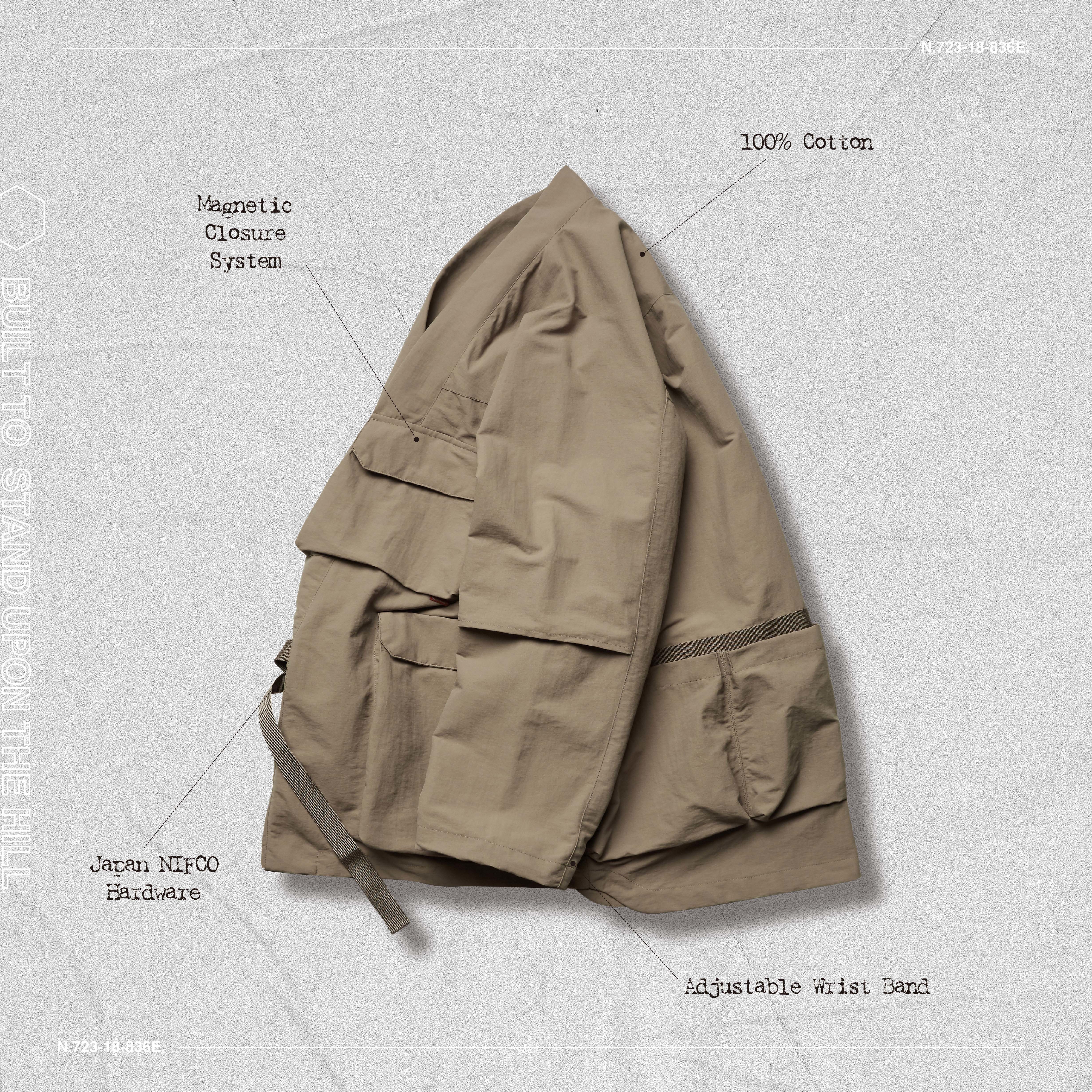 VT-04 Utility Jinbei Jacket - Sand