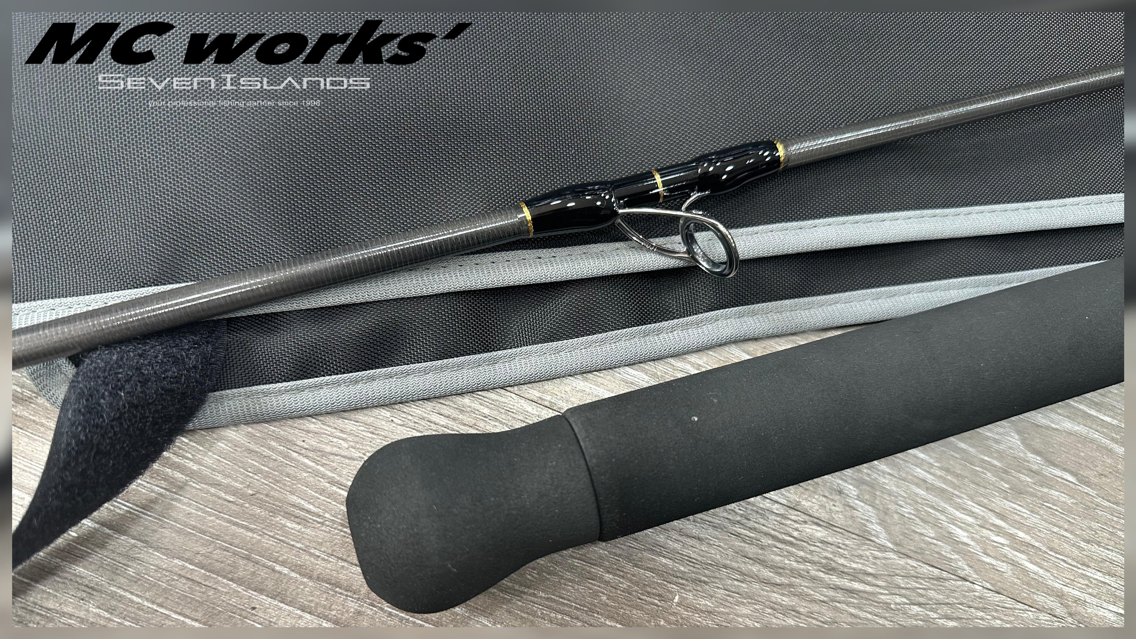 MC WORKS EXPLOSION EX804HR BOAT CASTING GAME ROD