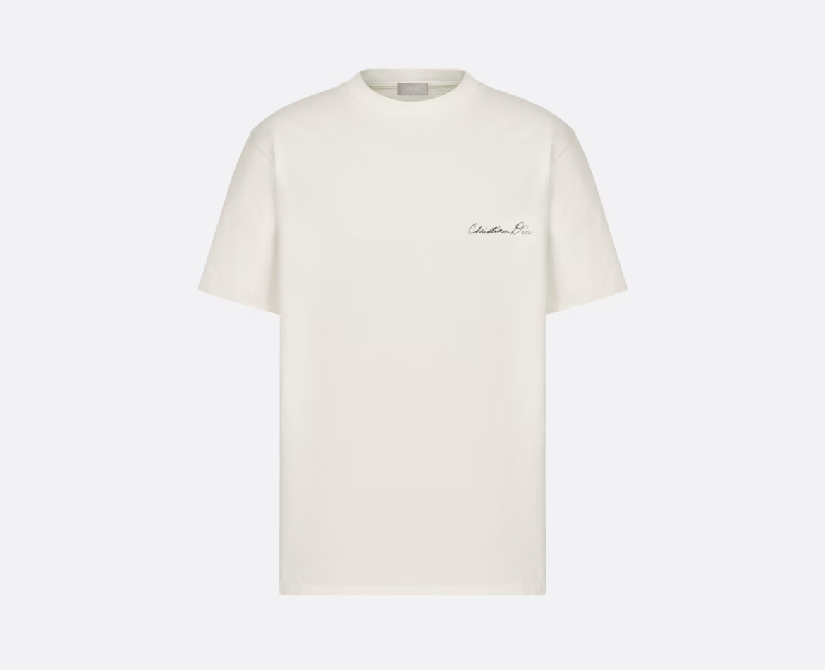 Dior handwritten Christian Dior T-shirt