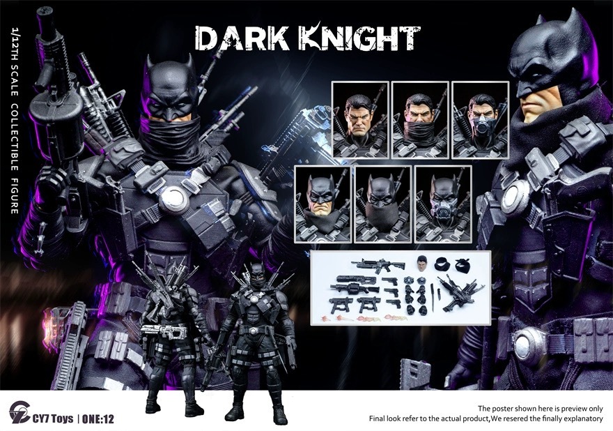CY7 Toys 1/12 Dark Knight Action Figure