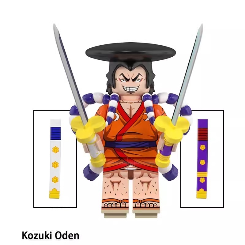 Kozuki oden One Piece Minifigs fit Lego WM2757