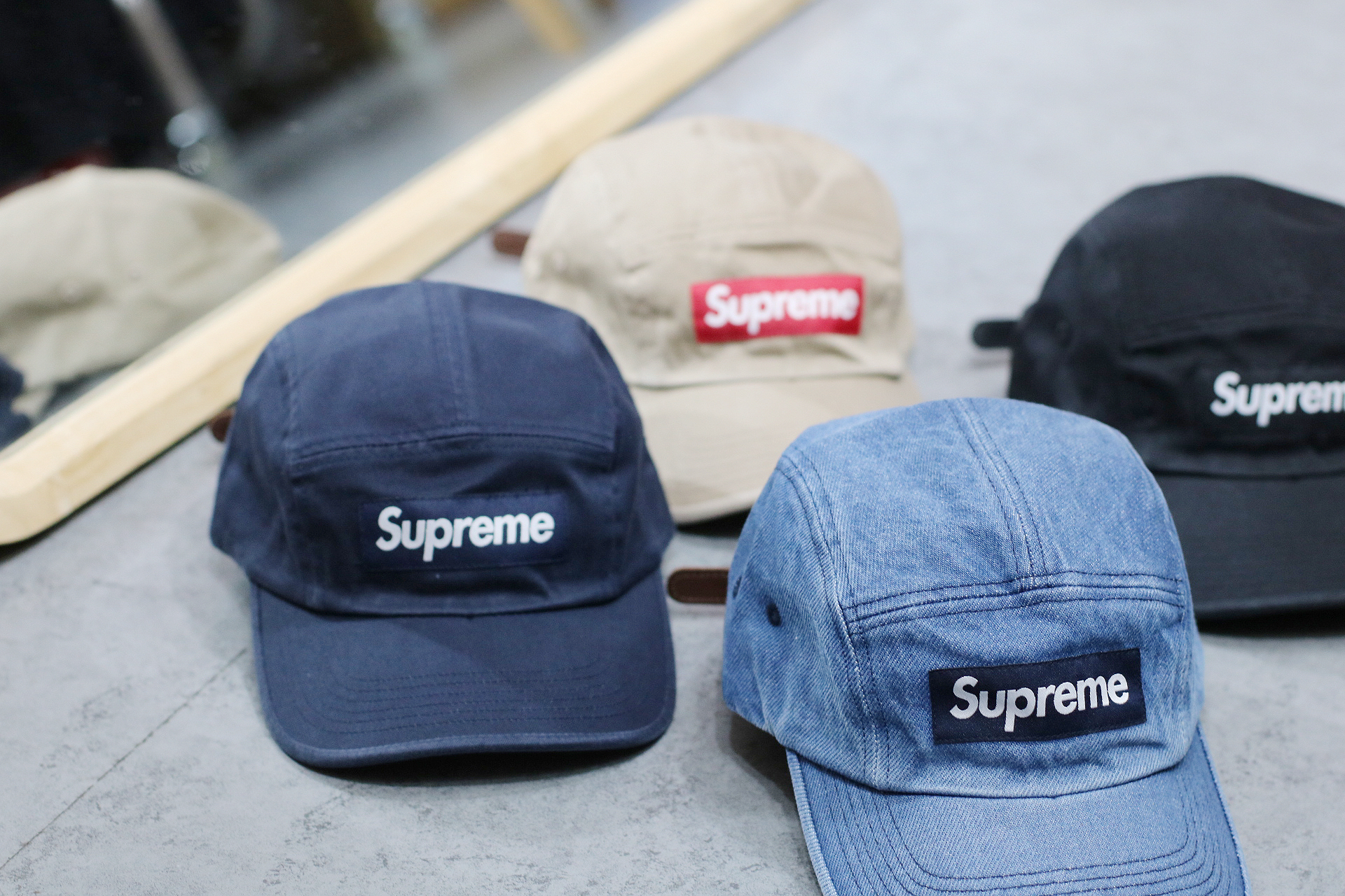Supreme FW24 Washed Chino Twill Camp Cap