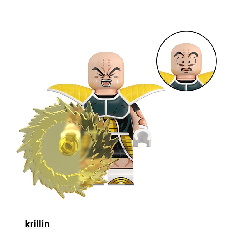 Dragon Ball Krillin Custom Minifigures Fit Lego WM2722