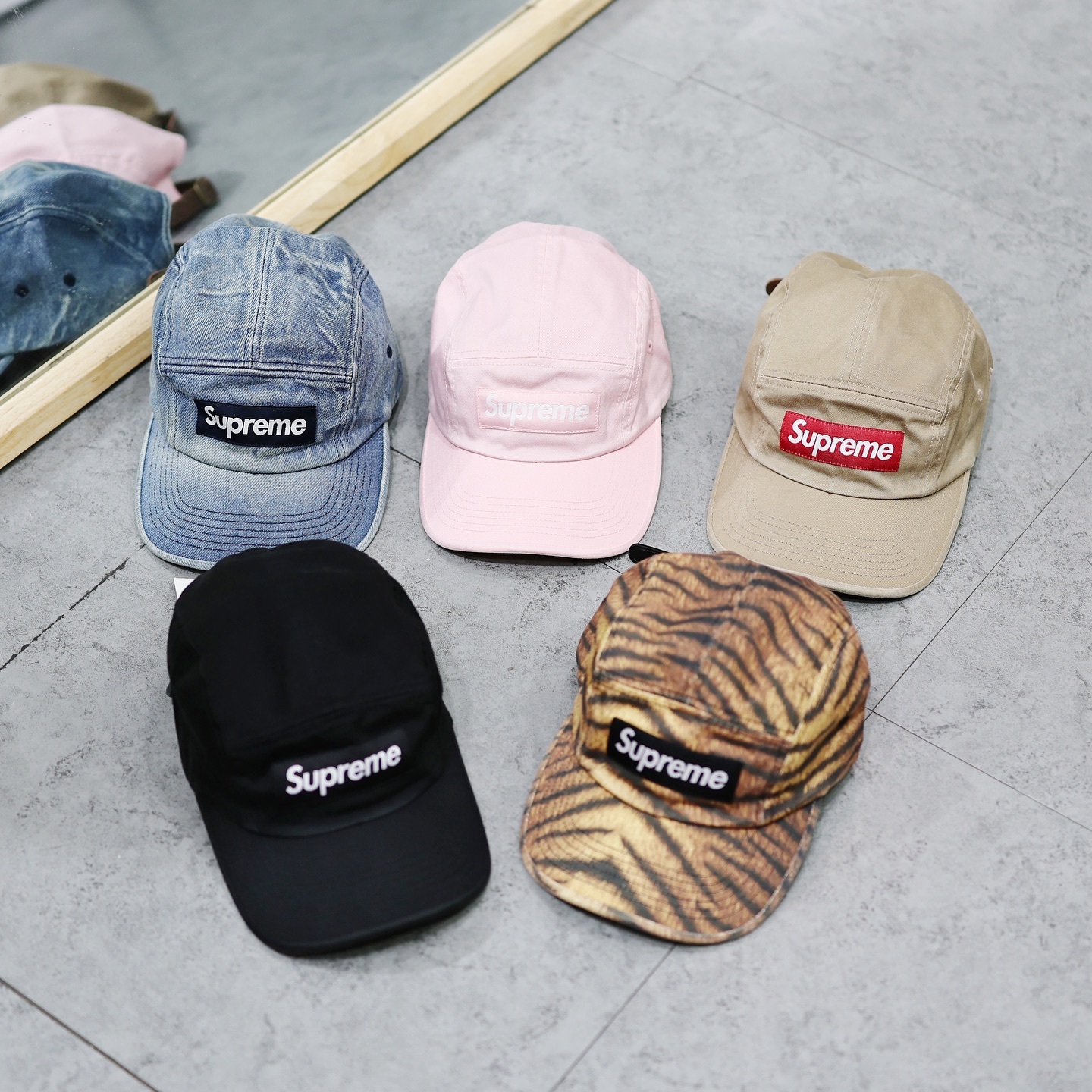 Supreme Washed Chino Twill Camp Cap 皮扣洗水帽