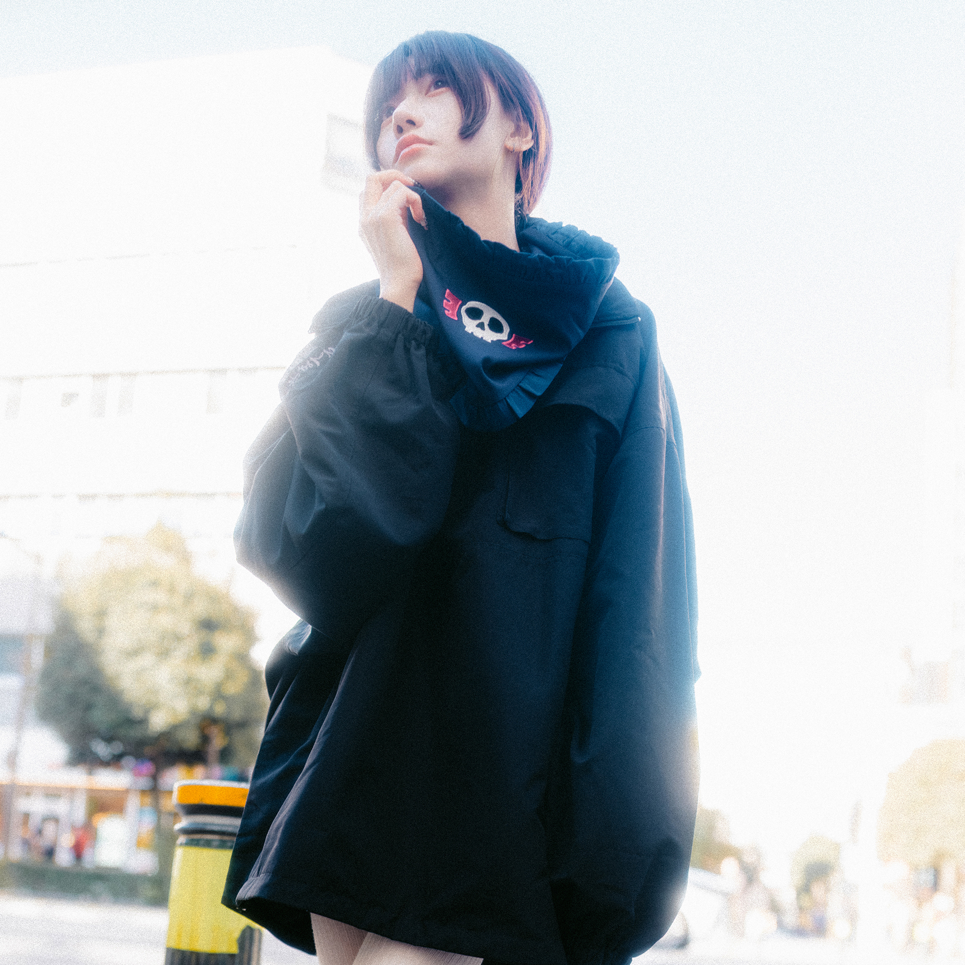 フェイタン スタンドカラー防風ジャケット