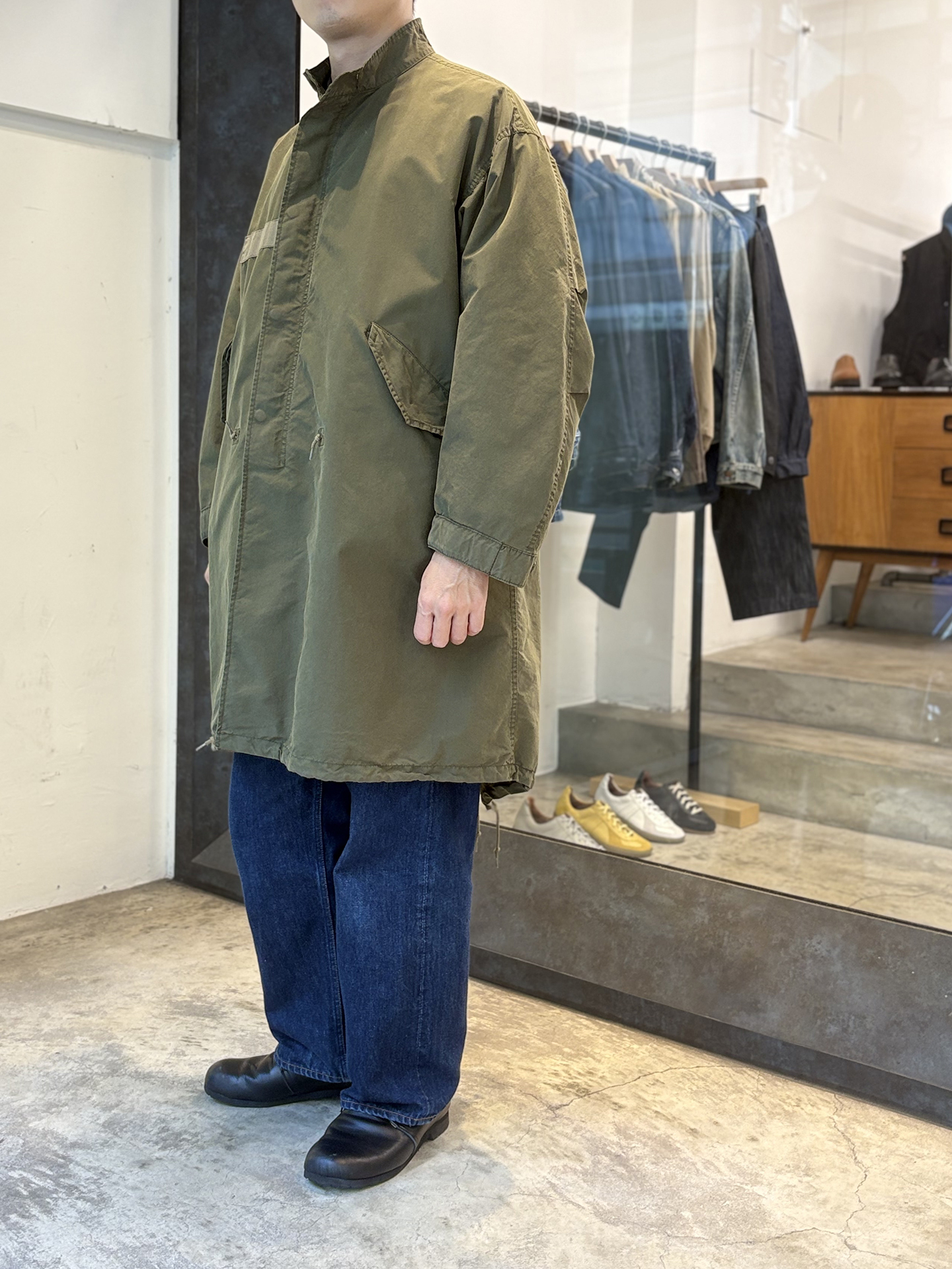 CIOTA M-65 Fishtail Parka (Stone Wash) Olive