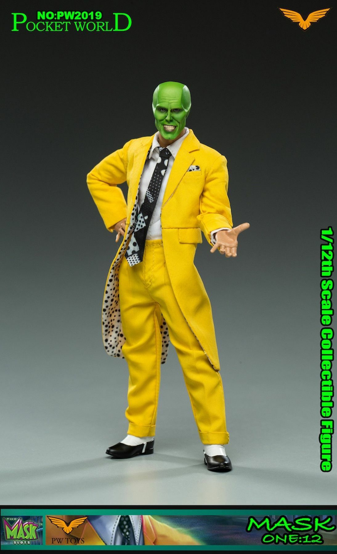 In Stock) PW TOYS The Mask 1/12 Action Figure (MT2