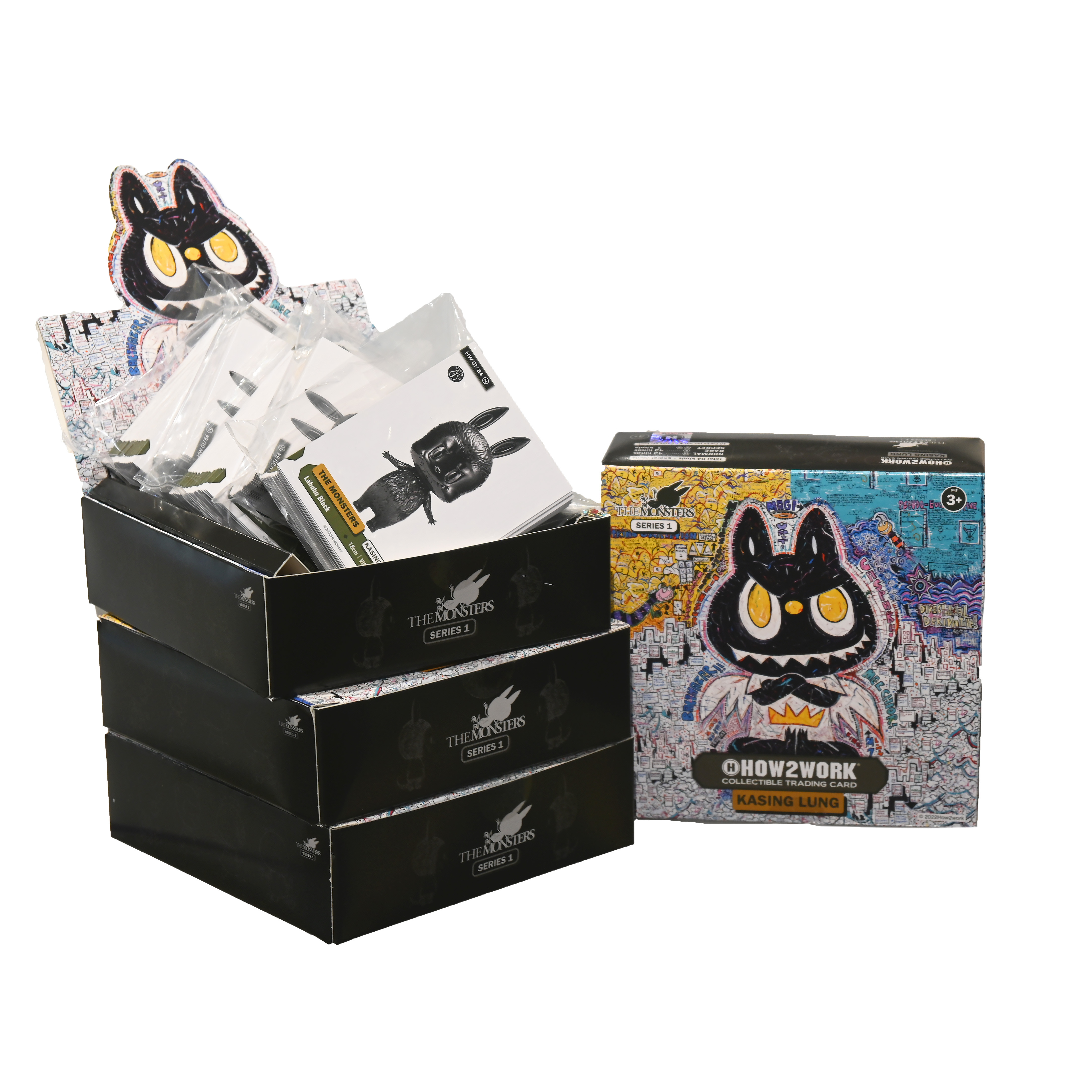 HOW2WORK COLLECTABLE TRADING CARDS - MONSTER SERIES 1