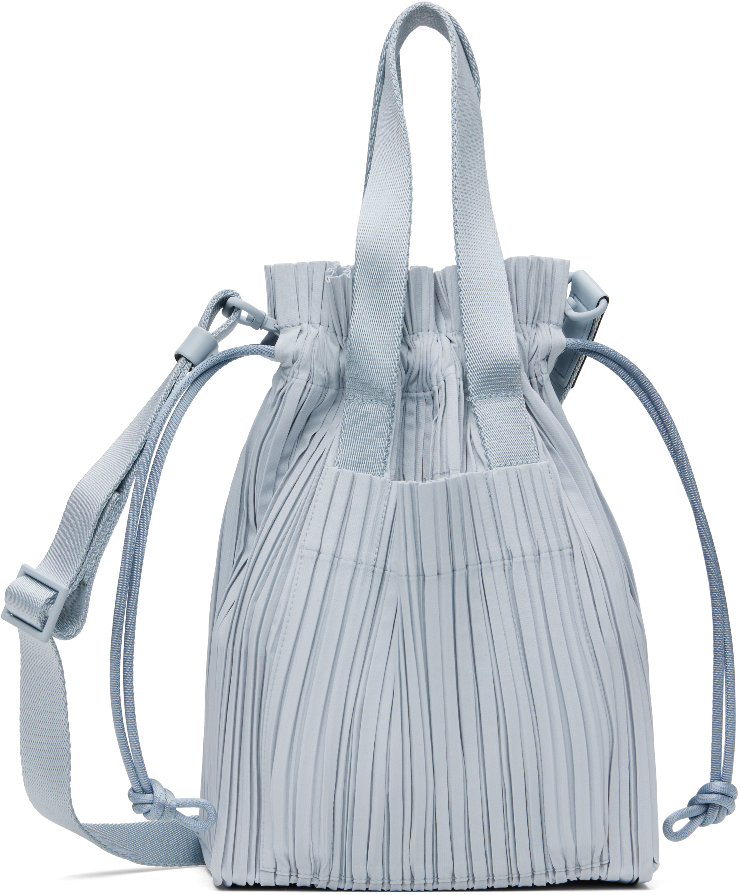 Gray Pleats Tote by PLEATS PLEASE ISSEY MIYAKE on Sale