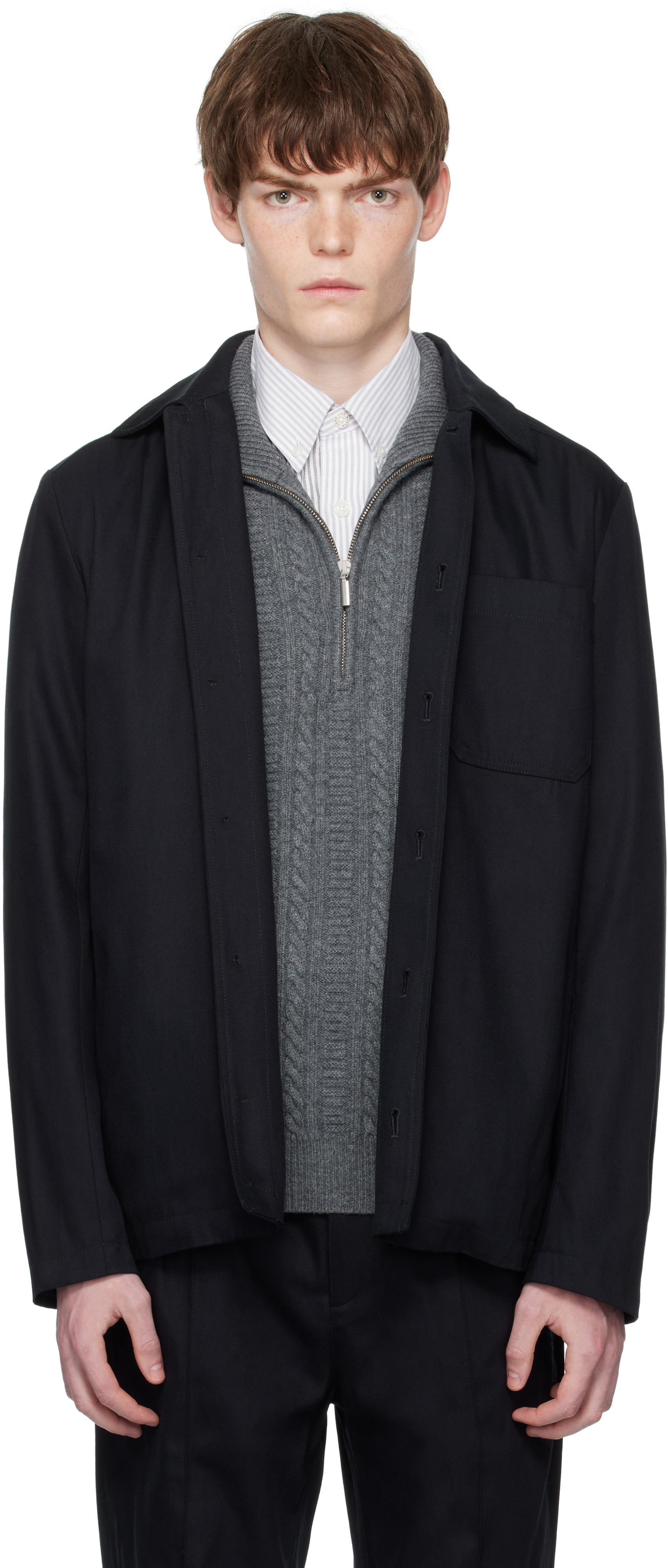 A.P.C.のネイビー Jeffray ジャケットがセール中