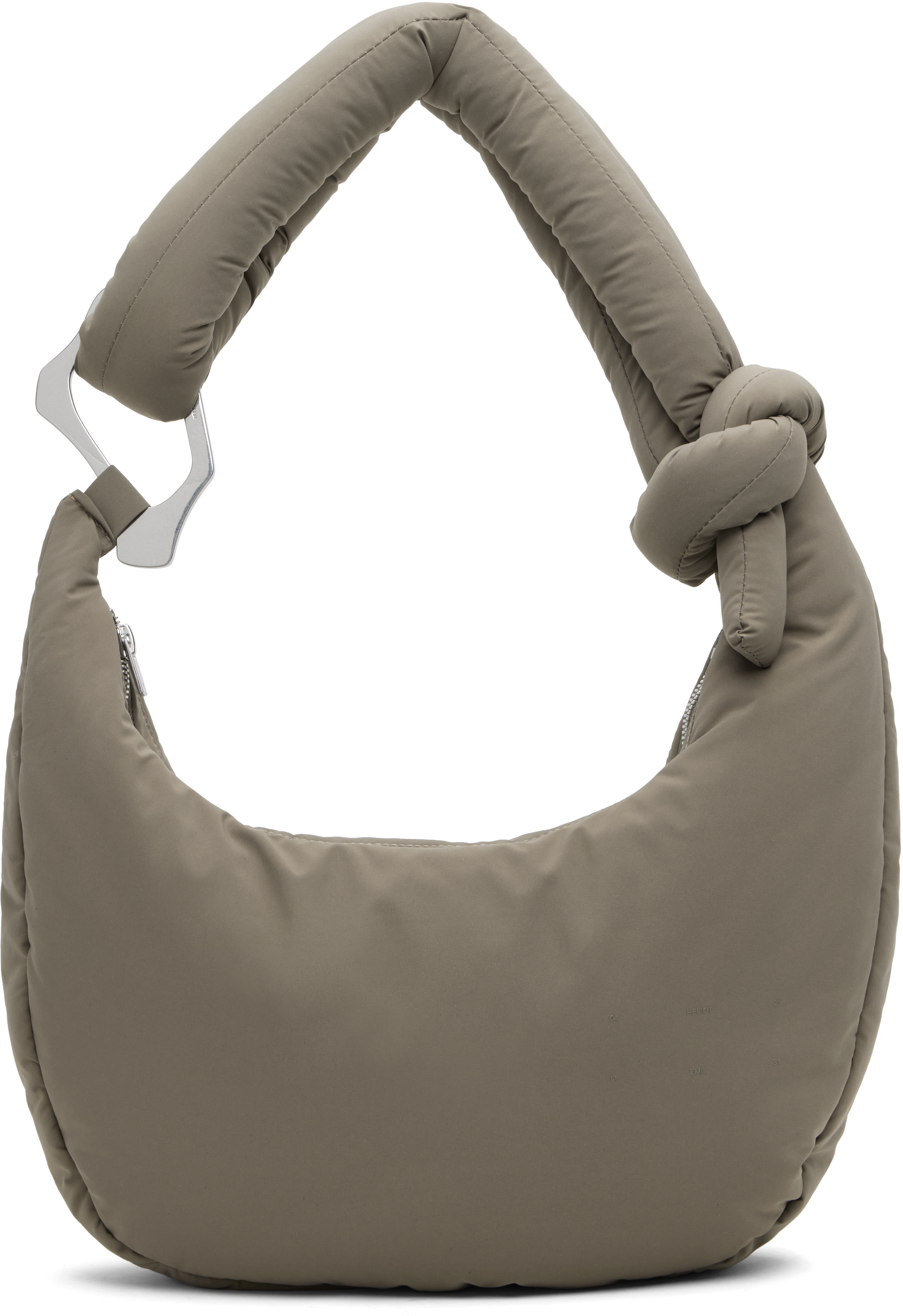 HELIOT EMILのグレー Liquid Metal Attache バッグがセール中