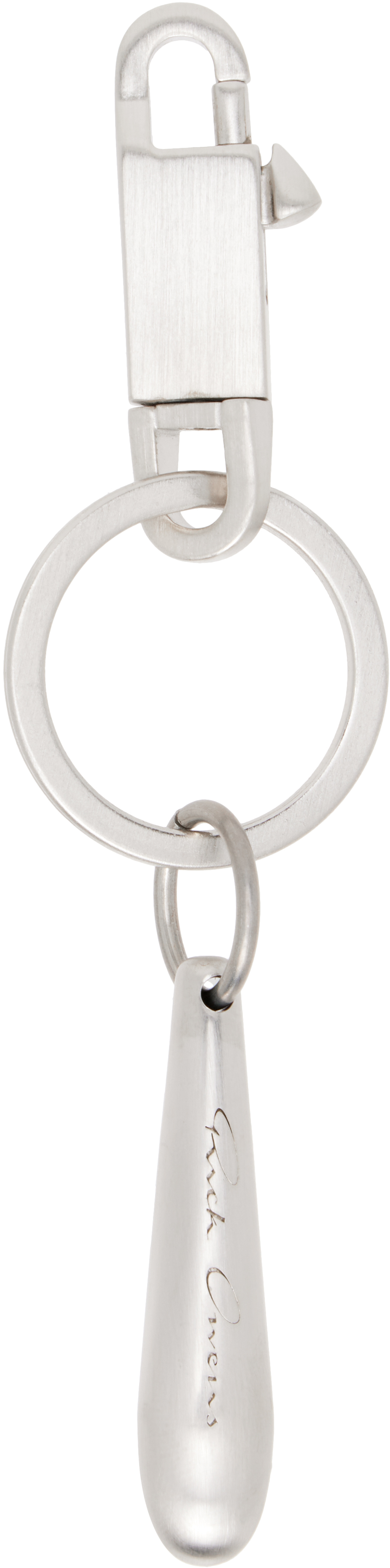 Rick Owensのシルバー Concordians Teardrop キーホルダーがセール中