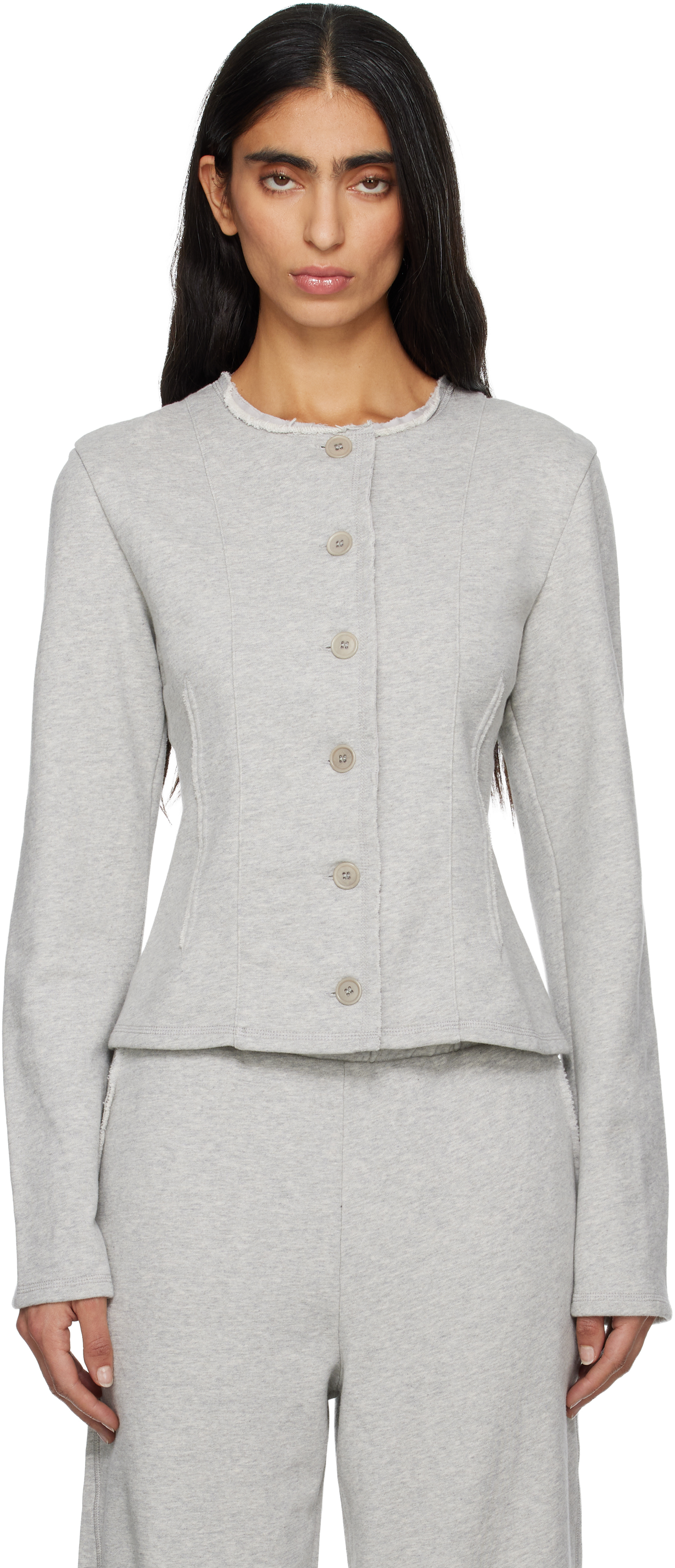 Paloma Wool: Gray Sanpi Cardigan | SSENSE