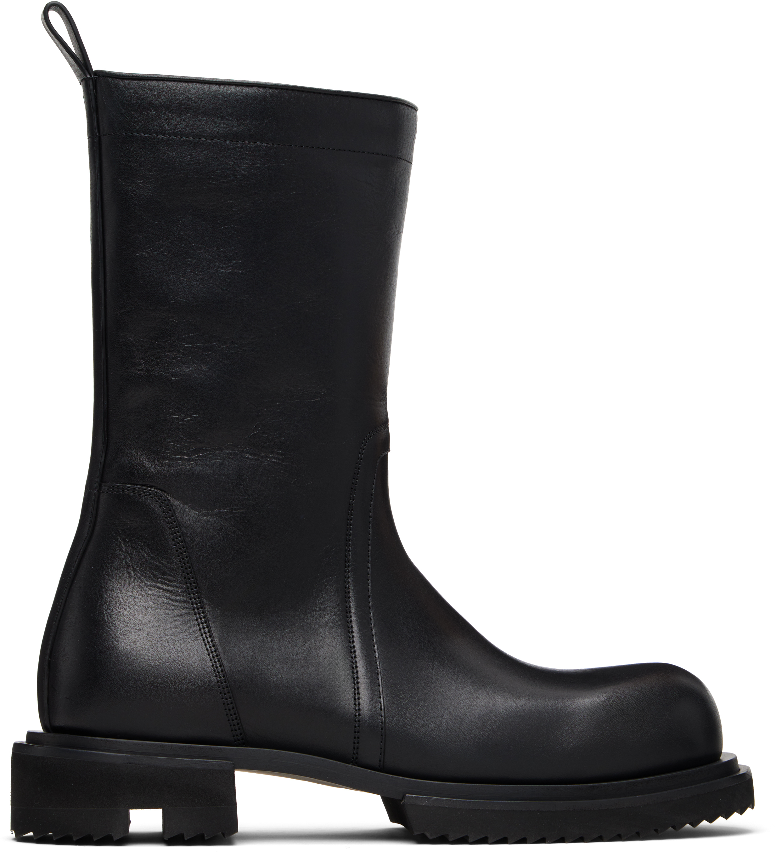 Rick Owens: ブラック Temple Creeper Gabe ブーツ | SSENSE 日本