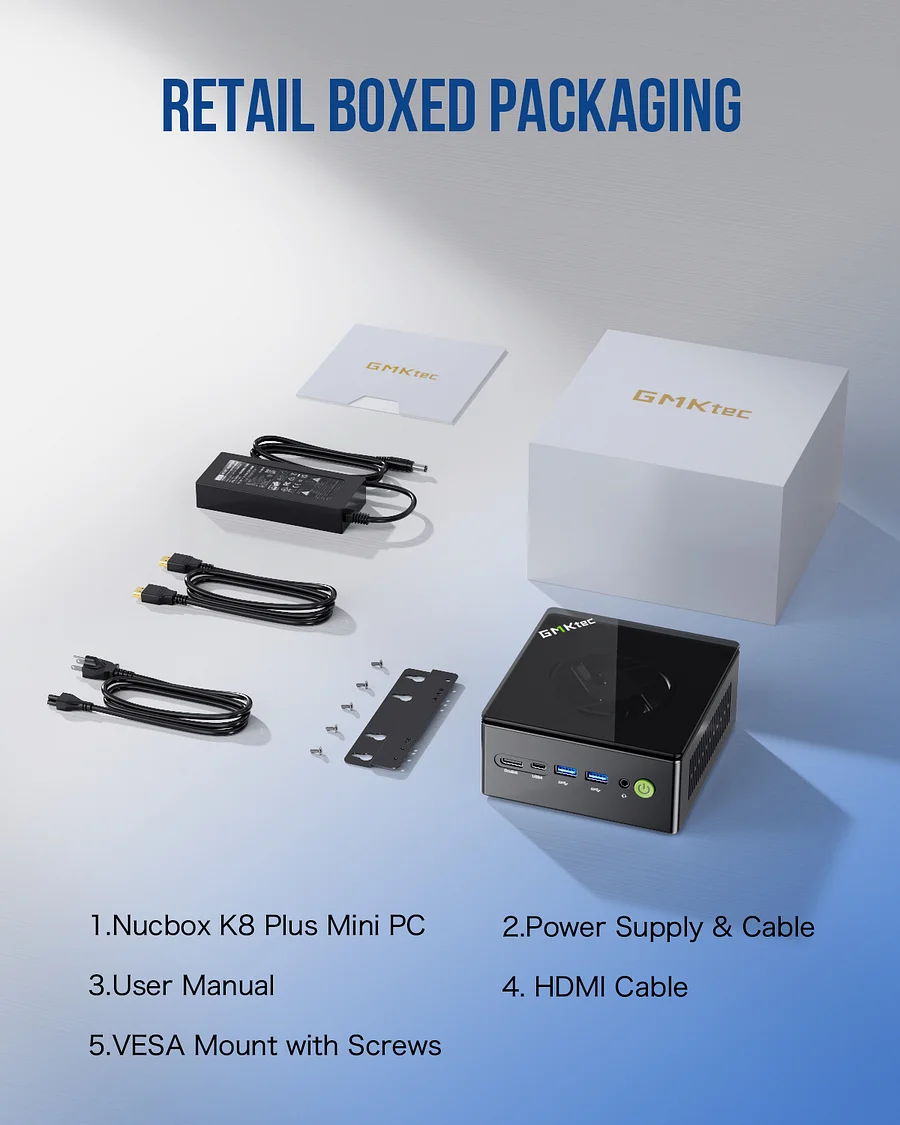 GMKtec GMKtec NucBox K8 Plus Mini PC AMD Ryzen™ 7 8845HS 399.99