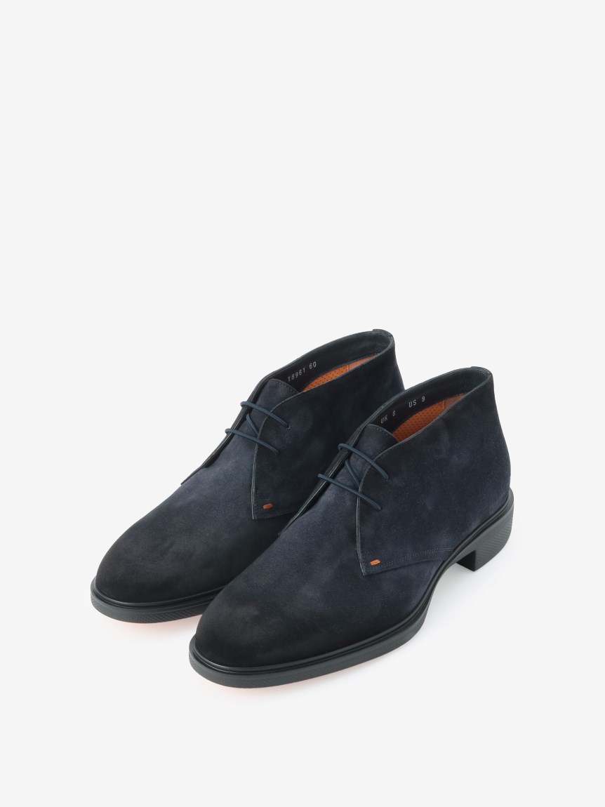 EASY】スエードチャッカブーツ（シューズ）｜SANTONI（サントーニ