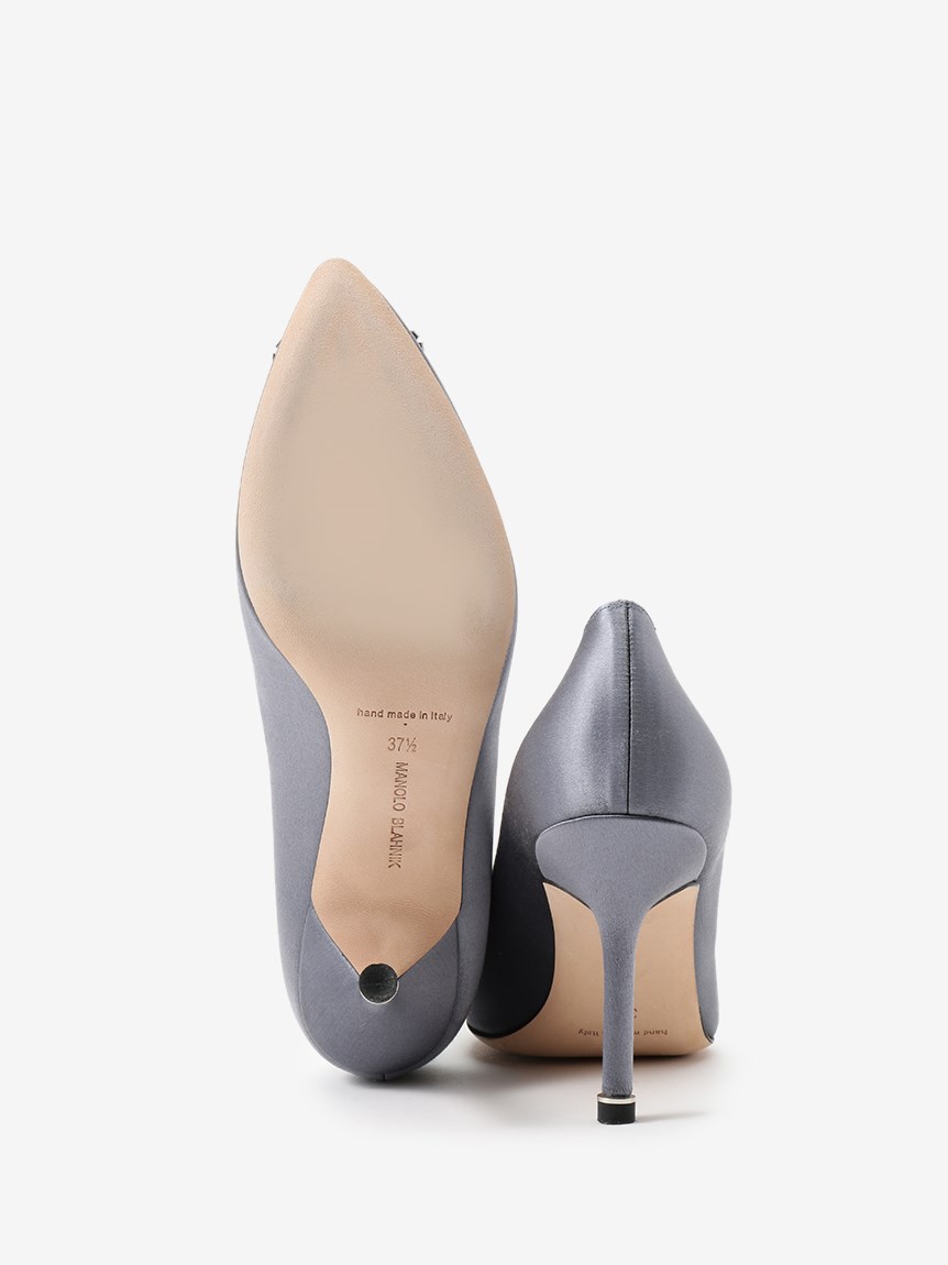 HANGISI】サテンパンプス（シューズ）｜MANOLO BLAHNIK（マノロ