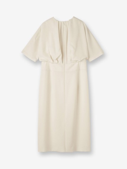 定番】ダブルクロス ウエストタックワンピース（ワンピース）｜CYCLAS