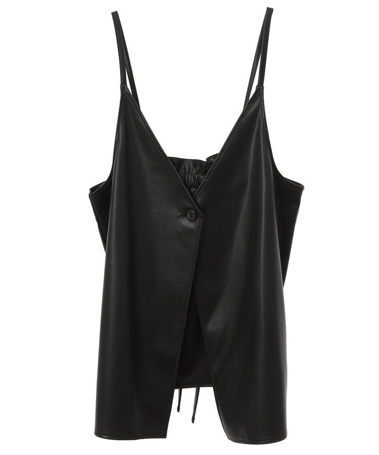 フェイクレザーキャミベスト/Green Parks（グリーン パークス）の