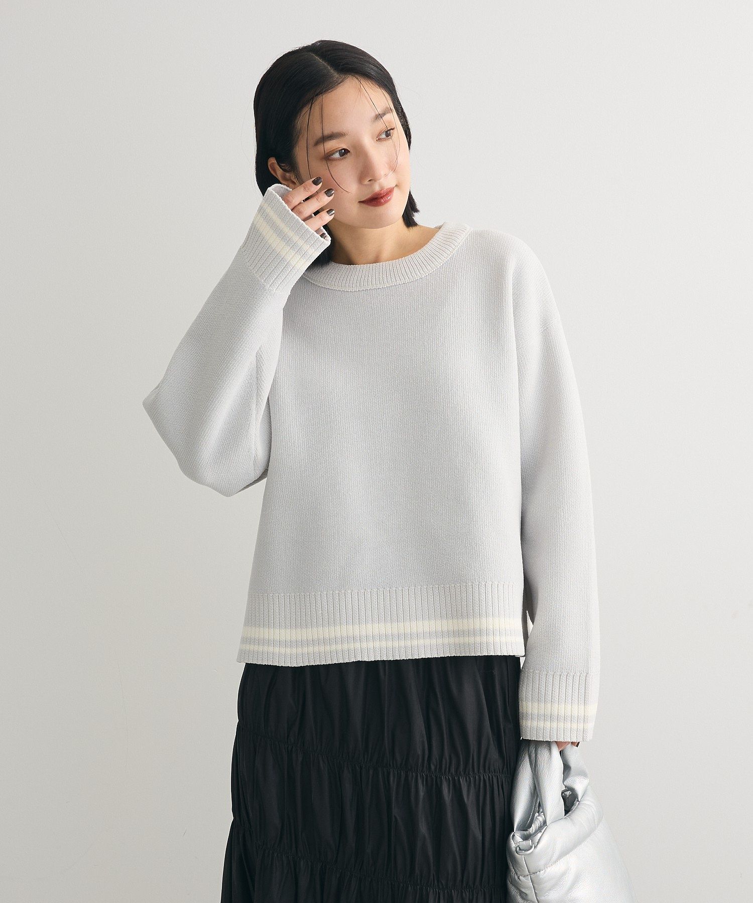 2WAYリバーシブルニットプルオーバー/Green Parks（グリーン パークス