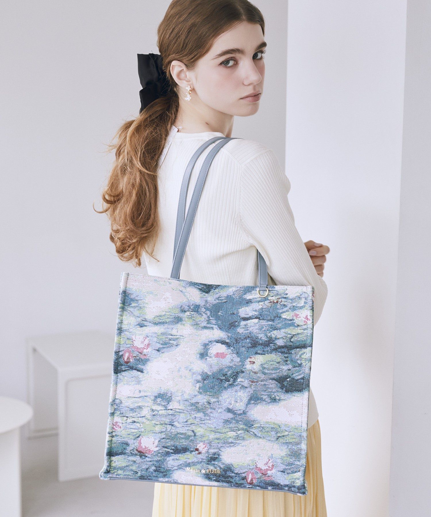 ゴブランスクエアトート/Maison de FLEUR（メゾン ド フルール）の