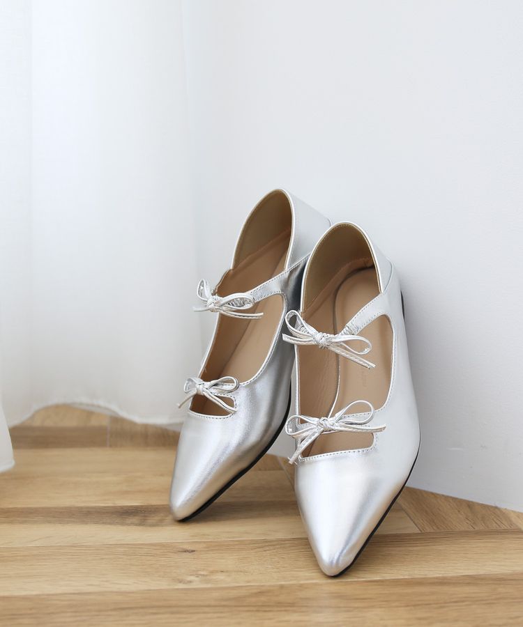 ダブルリボンパンプス/CRAFT STANDARD BOUTIQUE（クラフトスタンダード